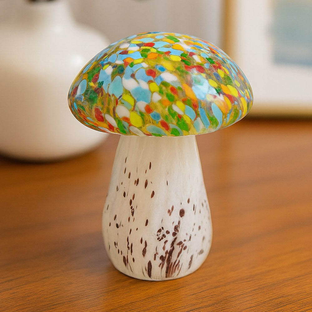 Objets d'art Glass Figurine - Mushroom