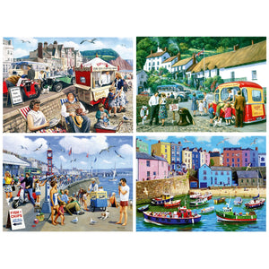 Happy Holidays 4 x 500-Piece Jigsaws