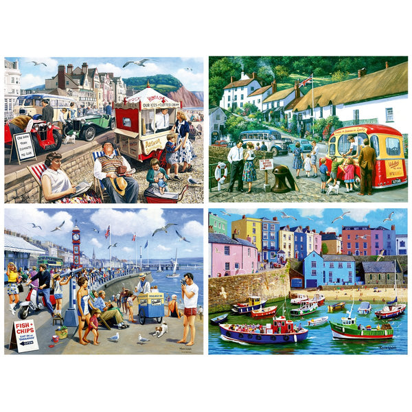 Happy Holidays 4 x 500-Piece Jigsaws