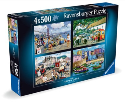 Happy Holidays 4 x 500-Piece Jigsaws