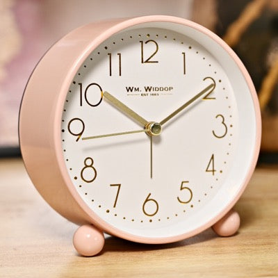 Blush Bedside Alarm Clock