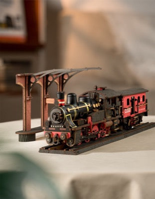 Steam Journey Wooden Puzzle