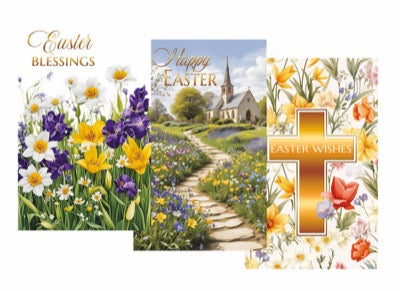 Floral Easter Cards