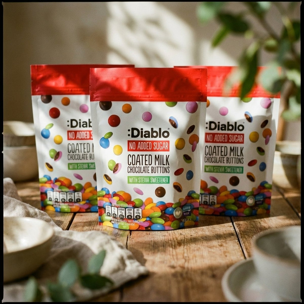 Diablo No added Sugar Coated Milk Choc buttons