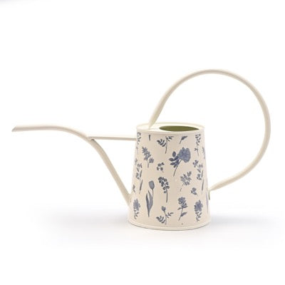 Blue Floral Watering Can