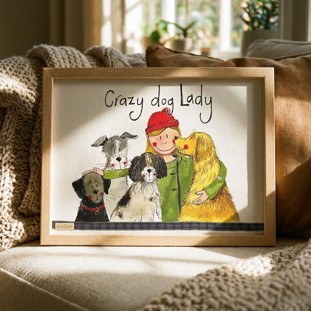 Crazy Dog Lady Lap Tray