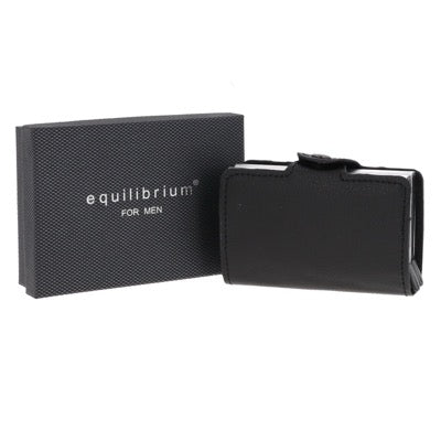 Men Pop Up Credit Card Holder Black