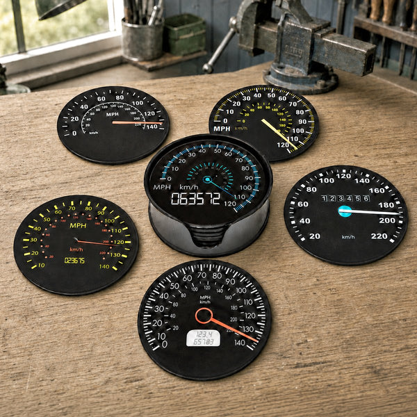 Speedometer Coasters Set