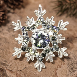 Christmas Snowflake Brooch