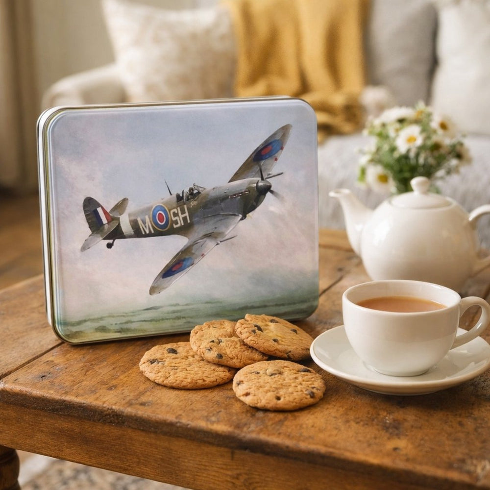 Spitfire Biscuit Tin