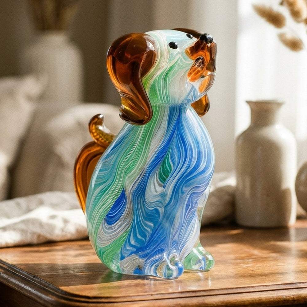 Art In Glass Handmade Dog