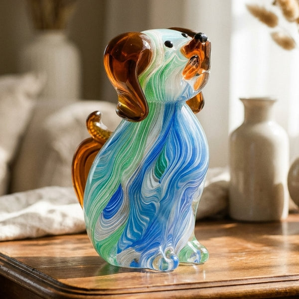 Art In Glass Handmade Dog