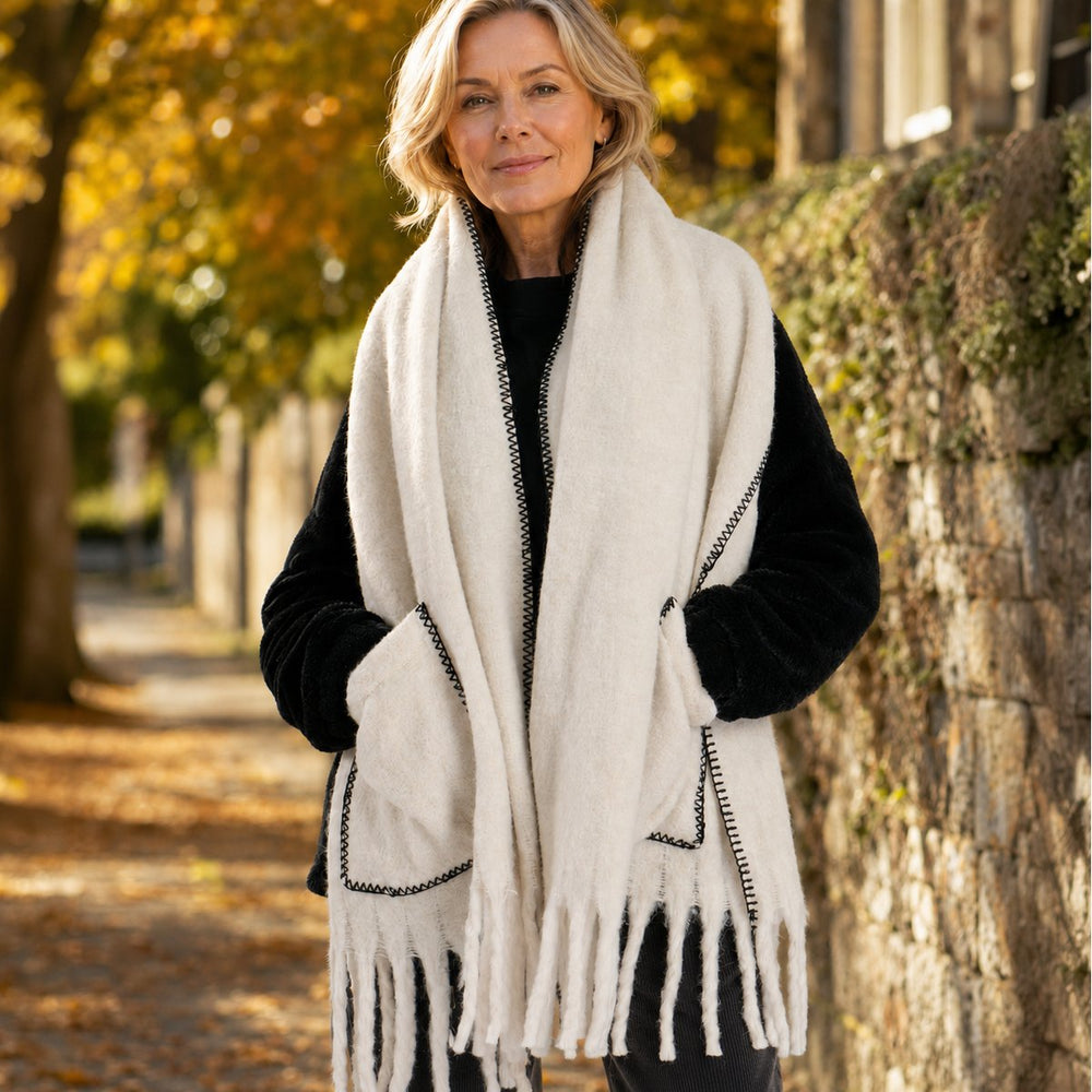 Fluffy Pocket Scarf