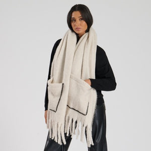 Fluffy Pocket Scarf