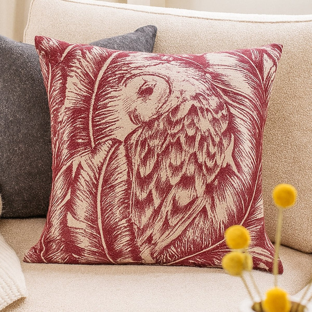 Owl Jacquard Cushion