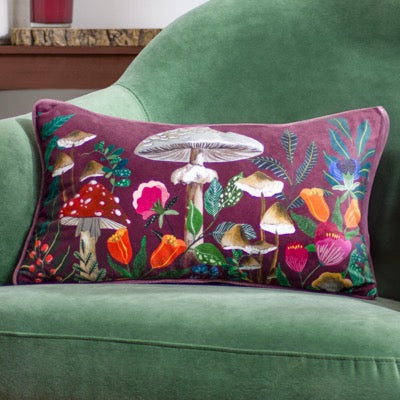 Wild Mushroom Cushion