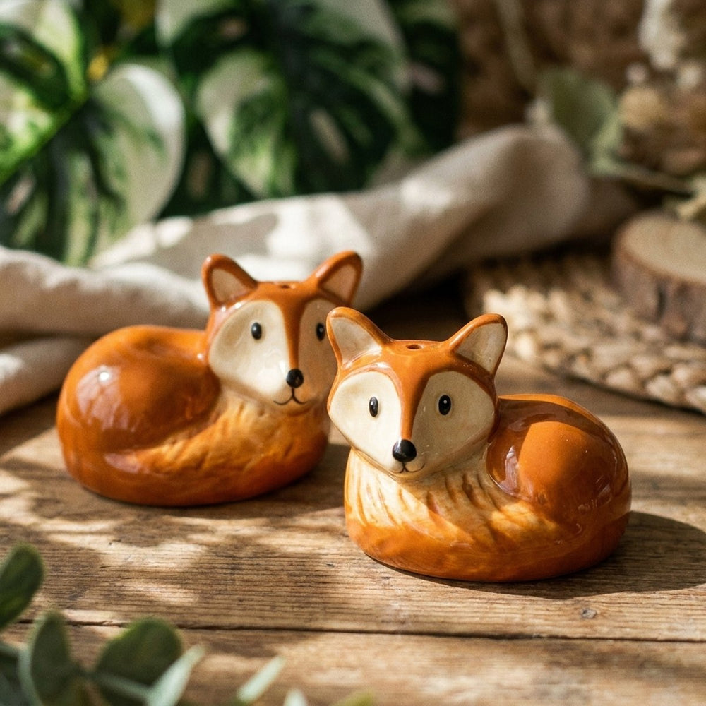 Foxy Salt & Pepper Pots