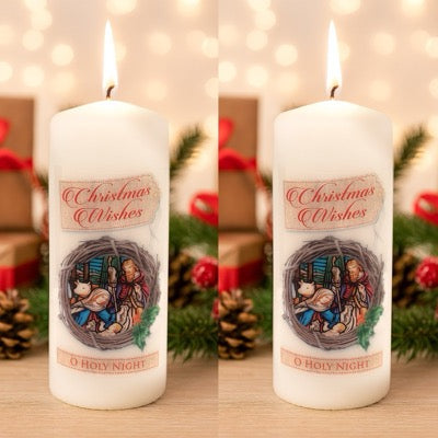 Nativity Candle Saver Set