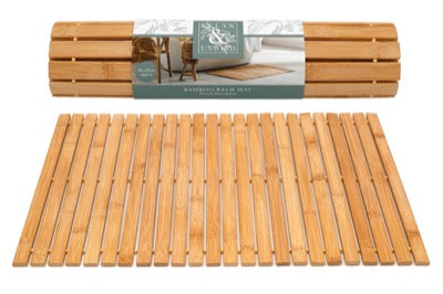 Home Spa Bamboo Bath Mat