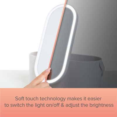 Portable LED Mirror Cosmetic Case
