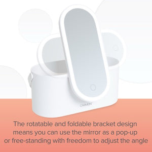 Portable LED Mirror Cosmetic Case