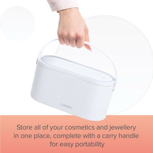 Portable LED Mirror Cosmetic Case