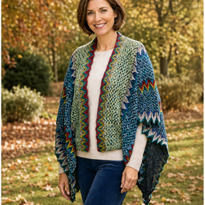 Lola Blue Shawl
