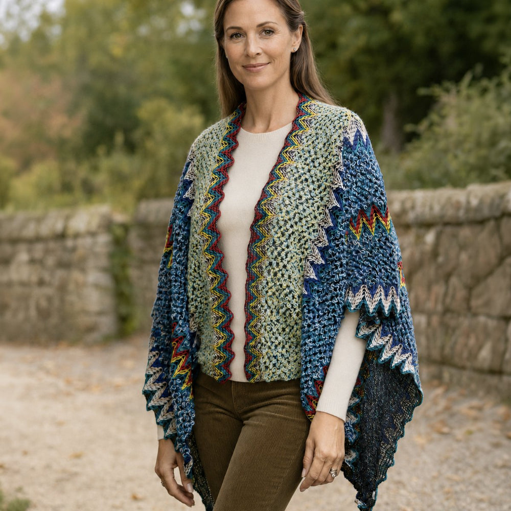 Lola Blue Shawl