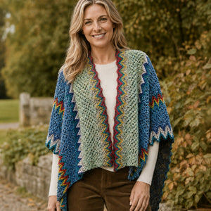 Lola Blue Shawl