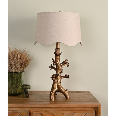 Resin Birds Table Lamp