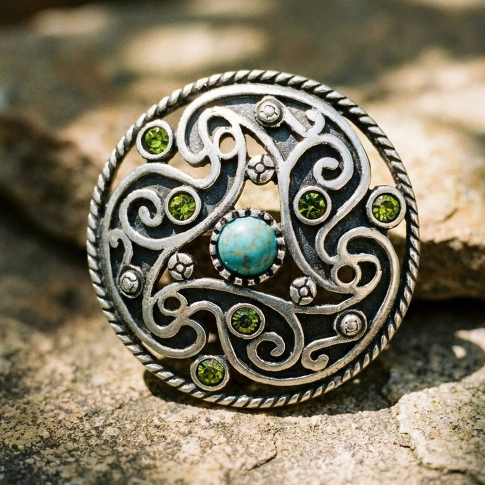 Miracle Paisley Brooch