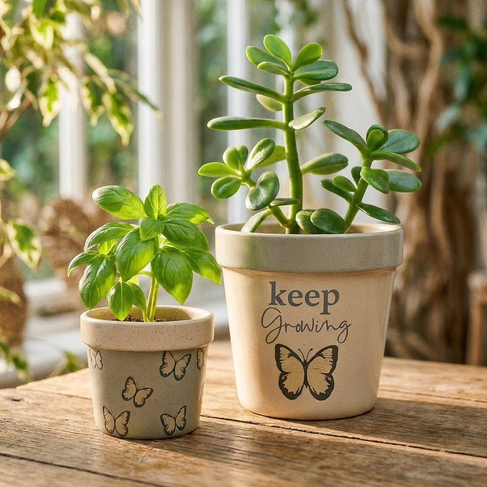 Country Living Set of 2 Planters