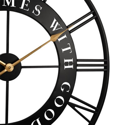 "Good Times with Good Friends" Wall Clock