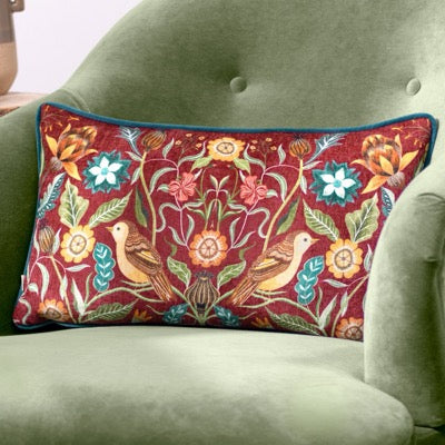 Hawthorn Birds Cushion