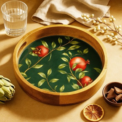 Handcrafted Pomegranate Tray