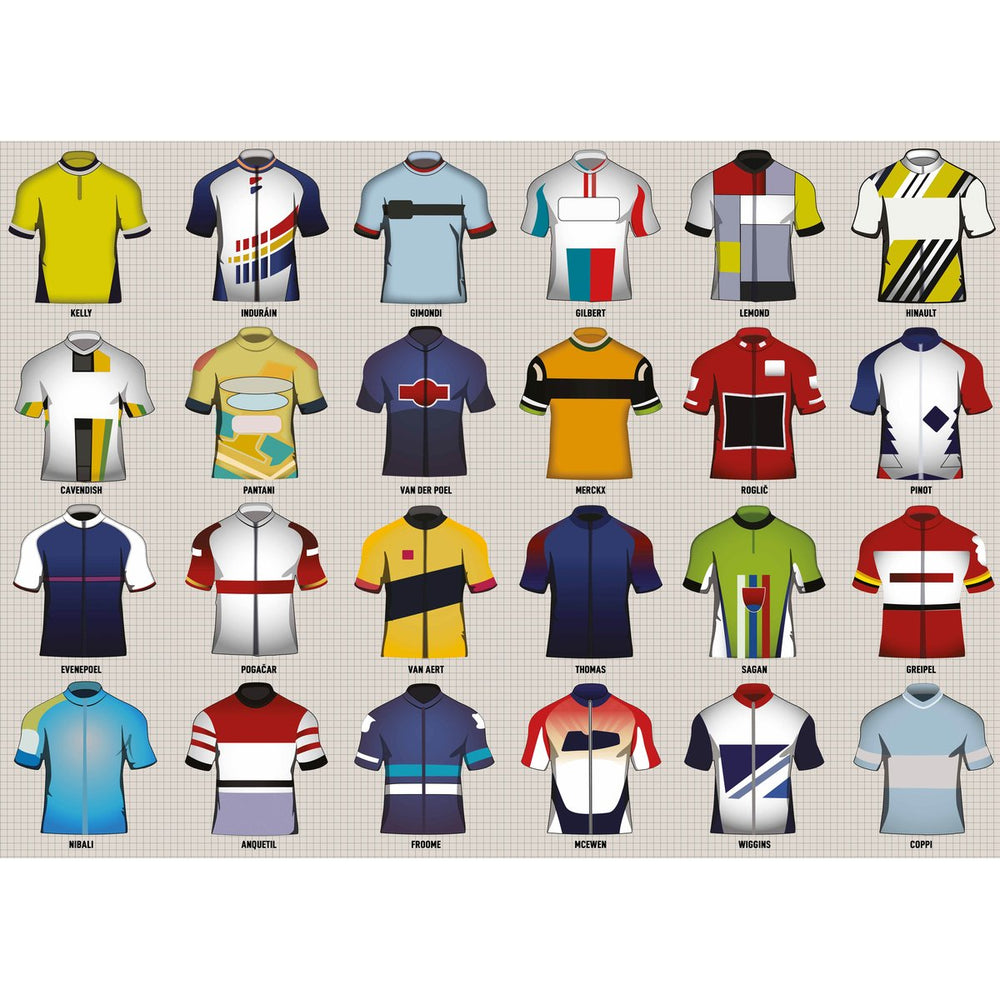 Vintage Cycling Jerseys Jigsaw