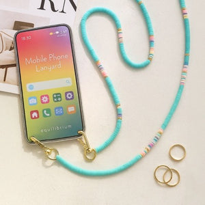 Aqua Mobile Phone Lanyard