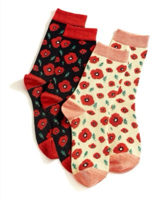 Ladies Poppy Socks