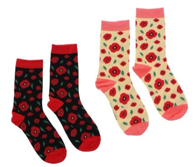Ladies Poppy Socks