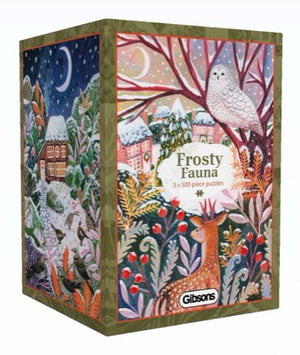 Frosty Fauna 3 x 500 Piece Jigsaw