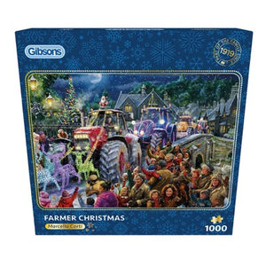 Farmer Christmas 1000-Piece Jigsaw