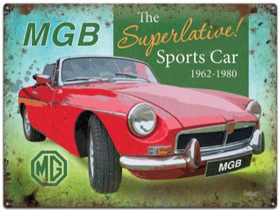 MGB Reproduction Steel Sign