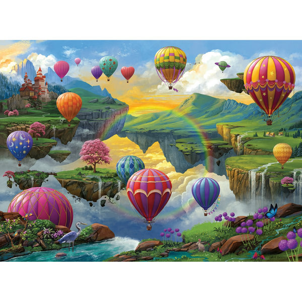 Air Balloon Valley 500-Piece Jigsaw