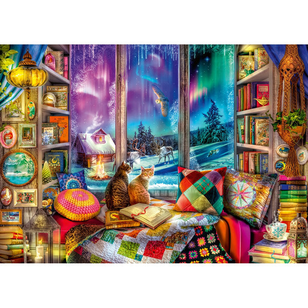 Winter Reading Nook 1000-Piece Jigsaw