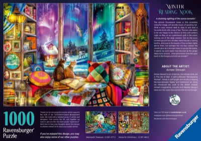 Winter Reading Nook 1000-Piece Jigsaw