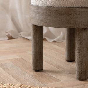 Ebbett Wooden Footstool
