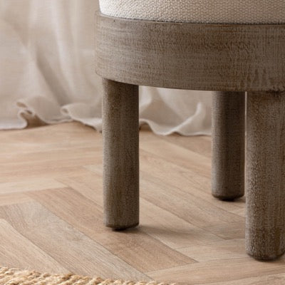 Ebbett Wooden Footstool