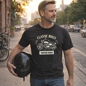 Classic Bikes Vintage Rider T-Shirt