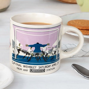 Vintage Cup Final Mug and Tea Towel