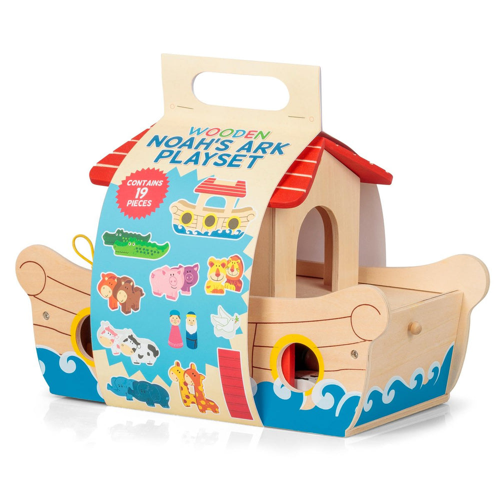 Wooden Noah's Ark Play Set
